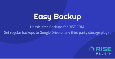 Easy Backup v1.2 - Regular backups for RISE CRM